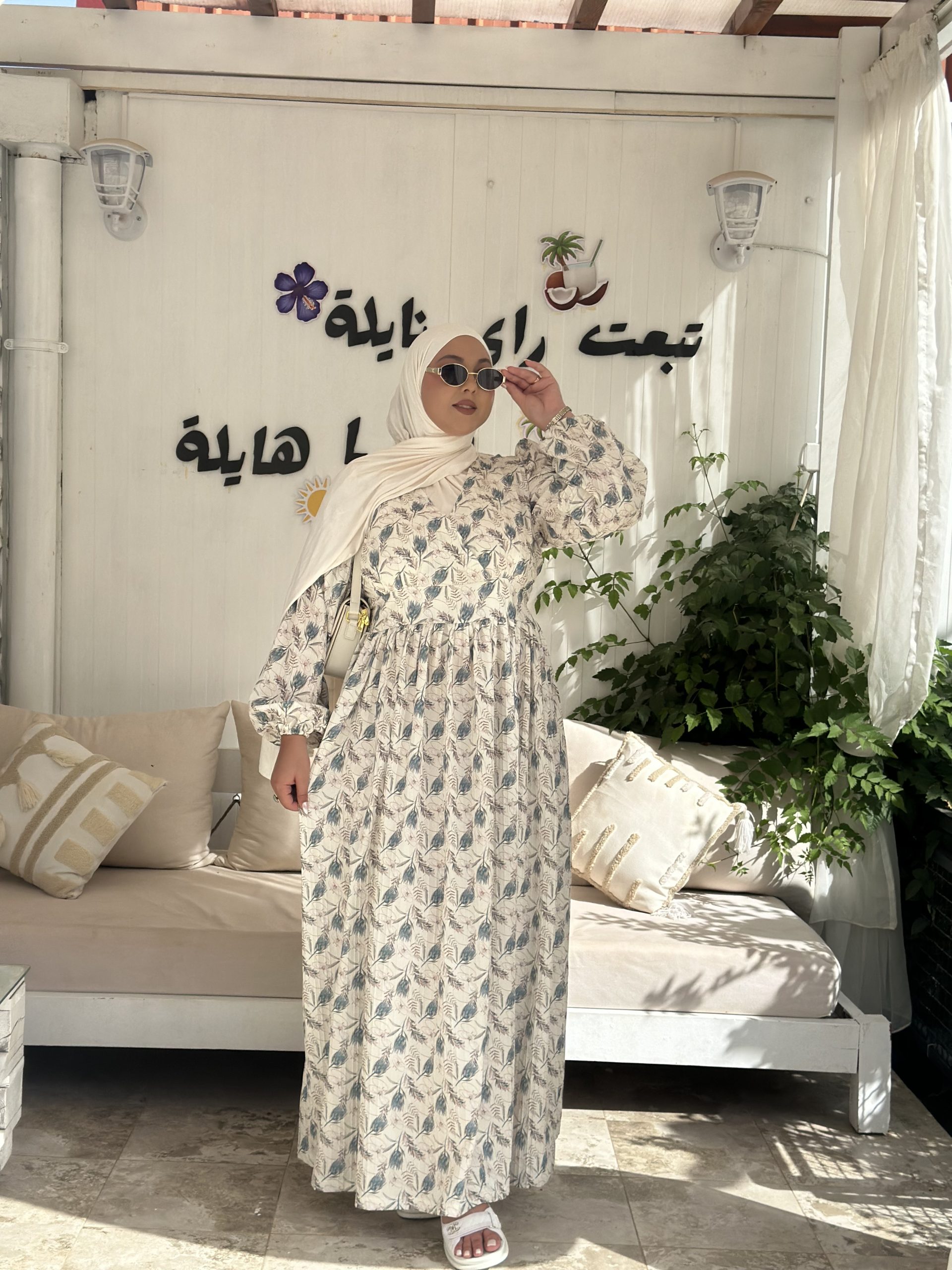 ROBE NAHLA  beige Claire